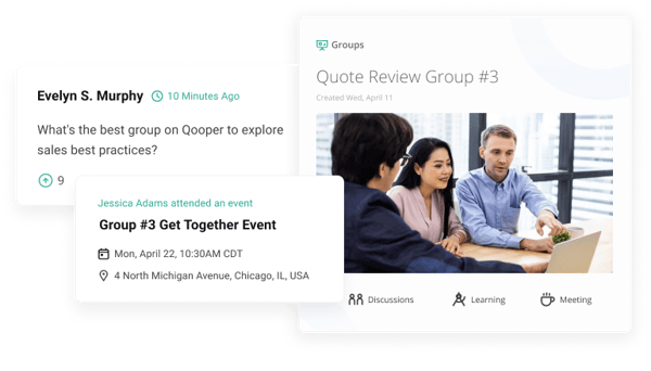 Create expertise based support groups