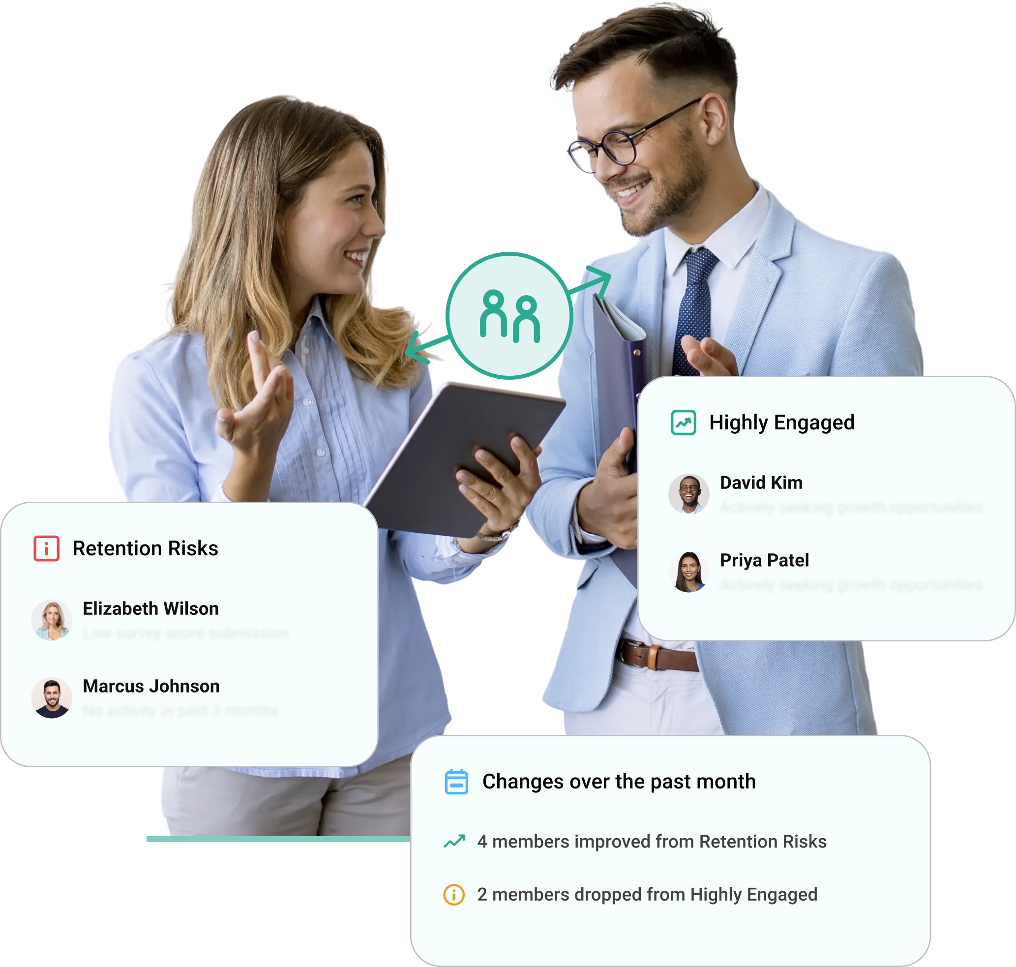retention risks & engagement signals by Qooper
