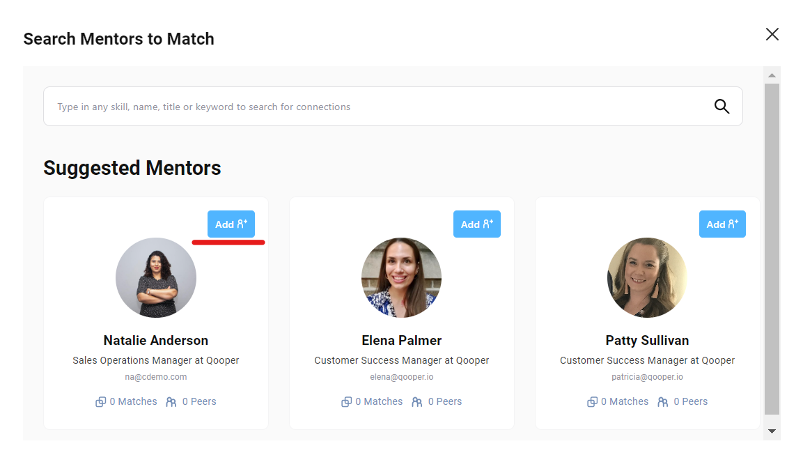 How to Manually Match Users on the Admin Dashboard
