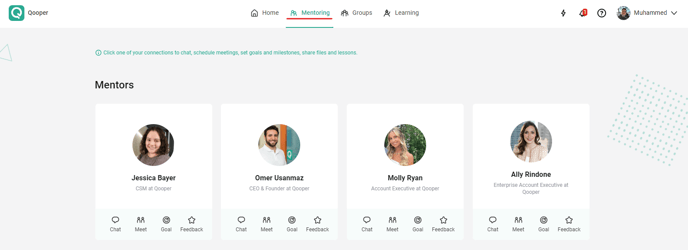 How to Quickly Access Chat, Meet, Goals & Feedback in Qooper