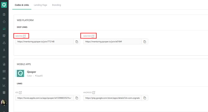How to share the six-digit access codes with your users?