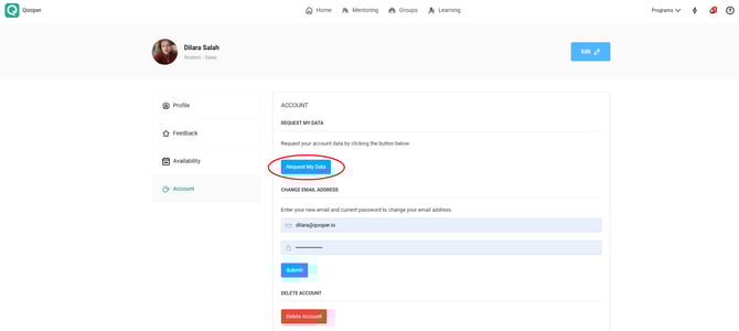 How to Access Your Profile in Qooper