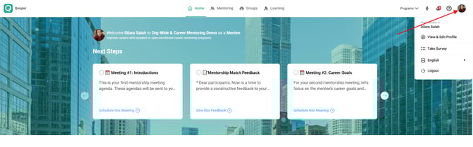 How to Access Your Profile in Qooper
