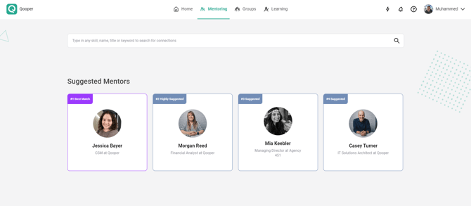 How do you choose your mentor/mentee on Qooper - 2