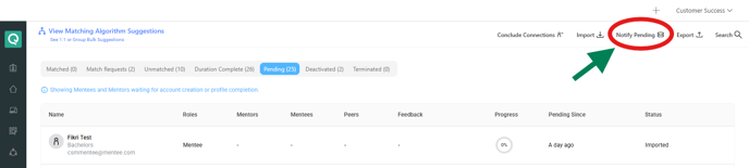 How to Send Bulk Email Notifications to Pending Participants
