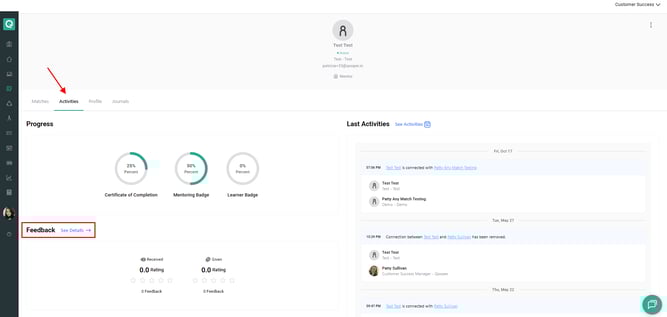 How Admins Review Participant Feedback