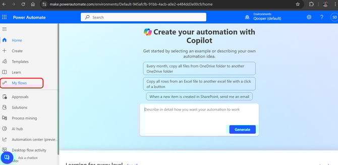 Create the Workflow from Template