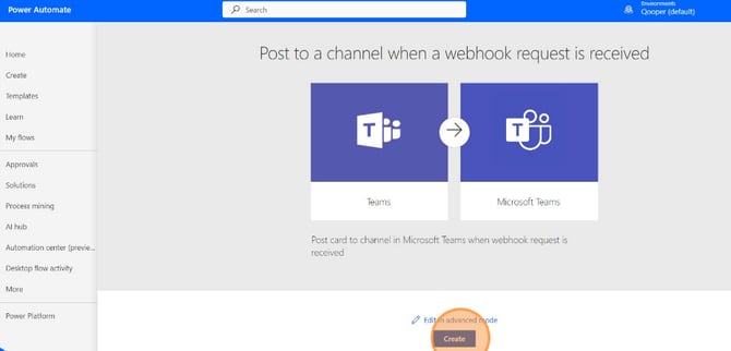 Create the Workflow from Template - 6