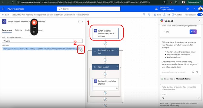 Microsoft Teams Configurations in Qooper Platform