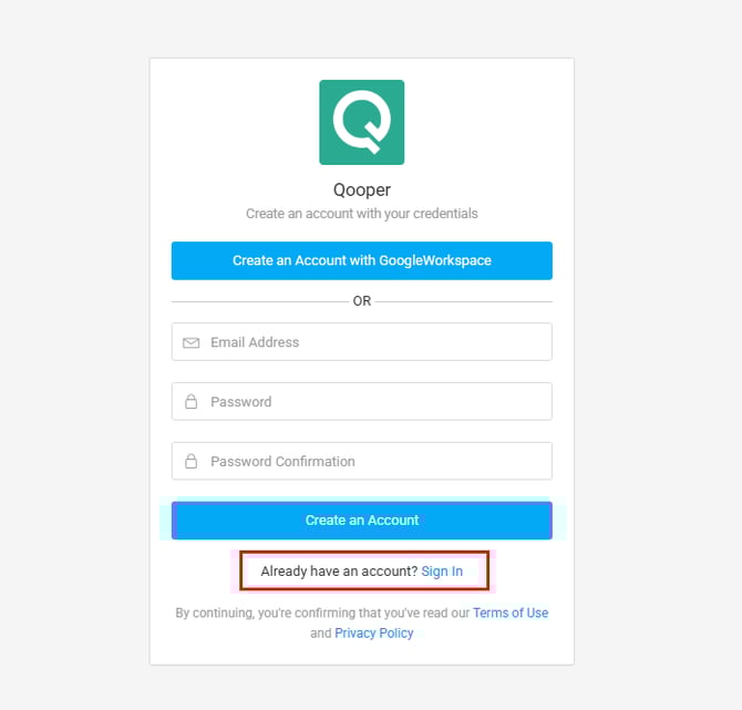How to sign in to a new program using the deep link?