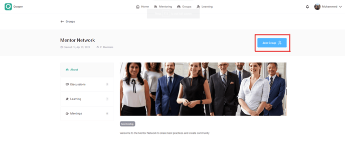 How to Join or Leave a Group in Qooper