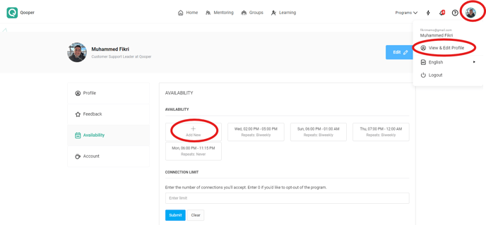 How to Set Your Calendar Availability on Qooper?