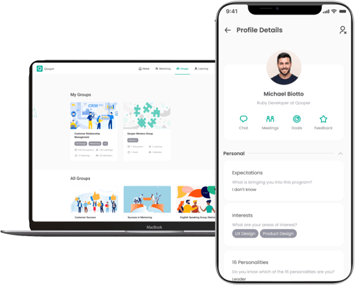 Engage on a mentorship platform & mentorship app