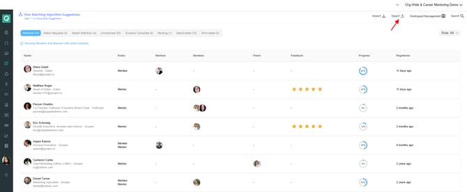 How to Generate the Matching Screen Export