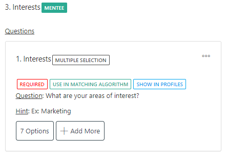 Interests Interests