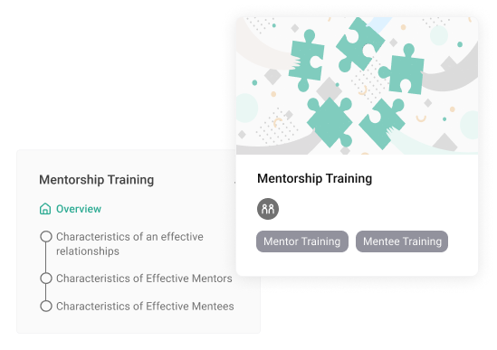 Group resources and trainings on Qooper's Mentoring Software